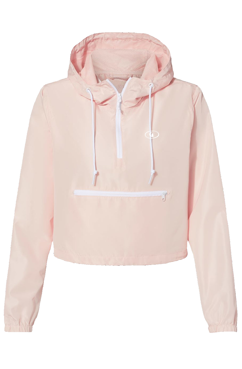LCC SPORT Lightweight Pullover Crop Windbreaker