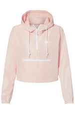 LCC SPORT Lightweight Pullover Crop Windbreaker