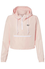 LCC SPORT BLK Lightweight Pullover Crop Windbreaker