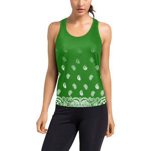BANDANA GRADIENT Women's Racerback Tank Top