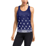 BANDANA GRADIENT Women's Racerback Tank Top