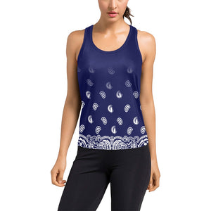 BANDANA GRADIENT Women's Racerback Tank Top