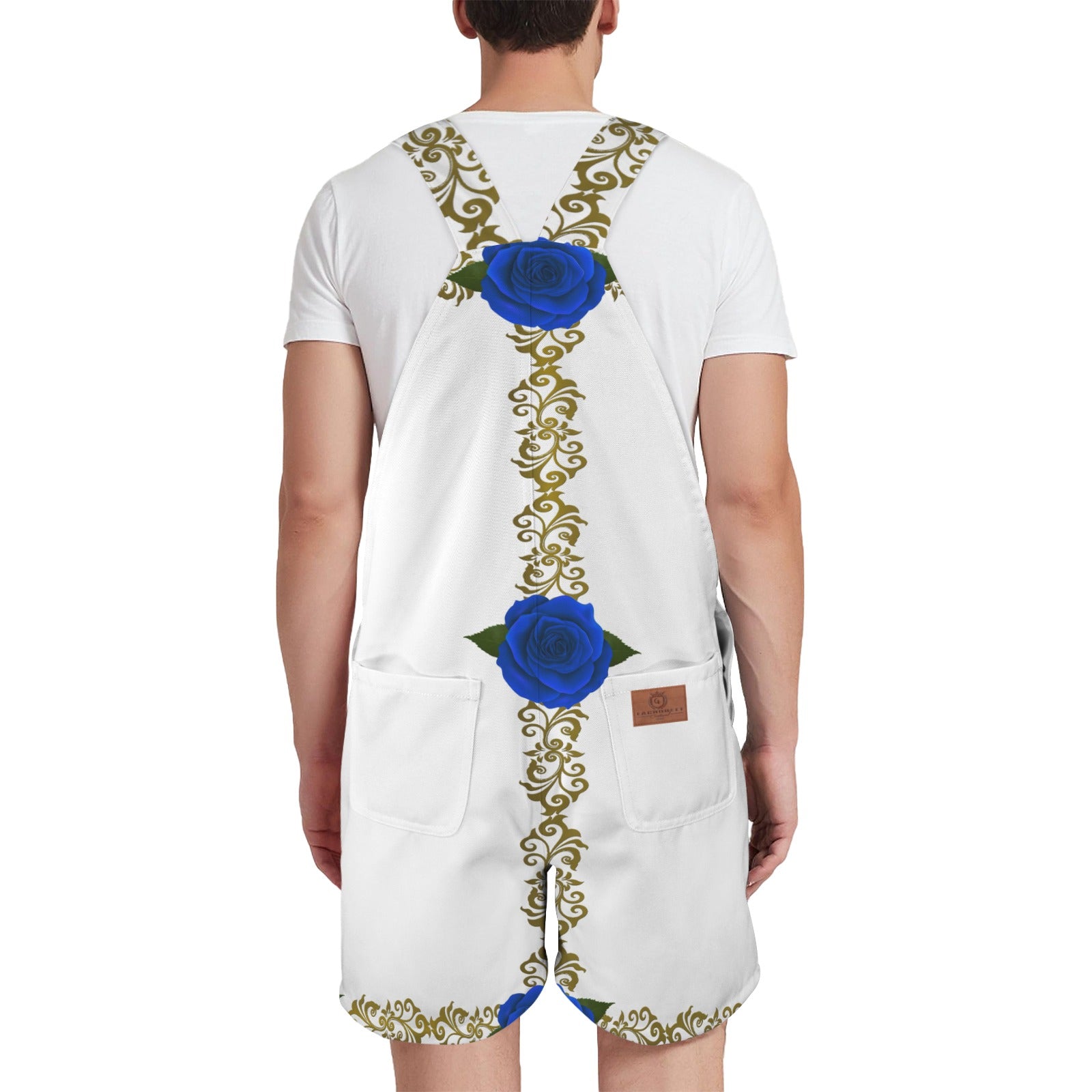 BLUEROSES Unisex Shorts Suspender Jumpsuit