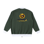 LCC ROYALTY Contrast Trim Stand Collar Jacket