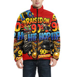 RAISE ON 90's Men's Stand Collar Padded Jacket