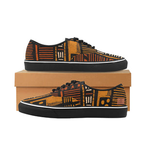 AFRICAN MIDCLOTH Men's Canvas Low Shoes