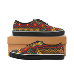 AFRICAN MIDCLOTH Men's Canvas Low Shoes