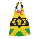 FIST UP RBG Unisex Shorts Suspender Jumpsuit