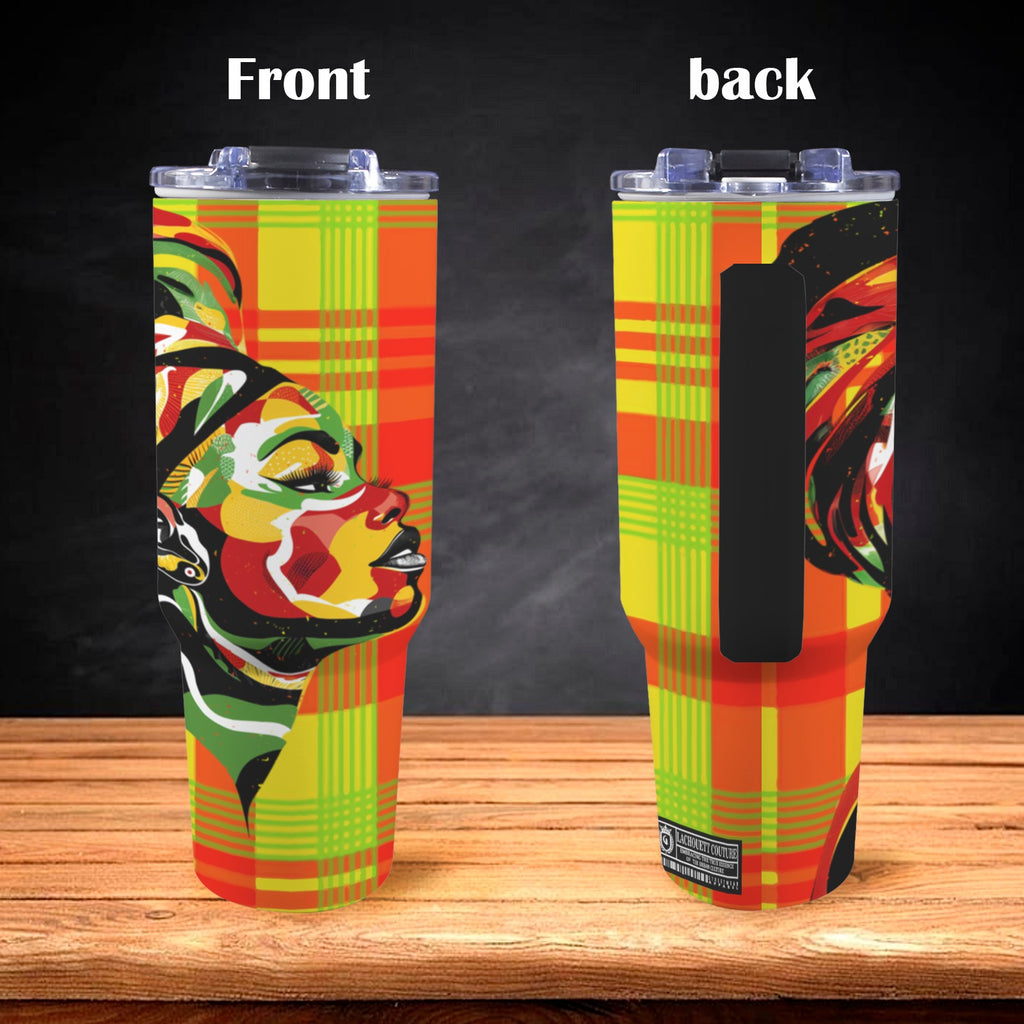 MADRAS 40oz Tumbler with White Handle