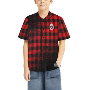 DUSTY PLAID Baseball Jersey for Kids