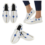 BLUE ROSES Men's Unusual Slip-on Canvas Shoes