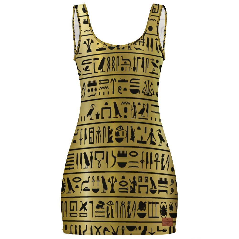 HIEROGLYPH GOLDIE Sunmer Bodycon Tank  Dress