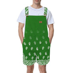 BANDANA GRADIENT Unisex Shorts Suspender Jumpsuit