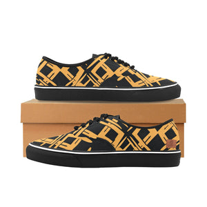 AFRICAN MIDCLOTH Men's Canvas Low Shoes