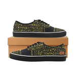 HIEROGLYPH  Men's Canvas Low Top Shoes