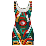 TEMBE ART Sunmer Basic Bodycon Tank  Dress