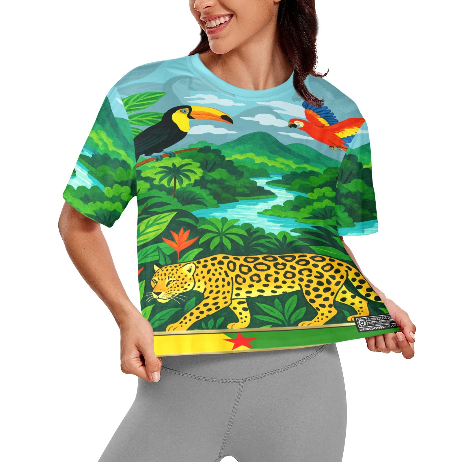 GUYANE AMAZONIE Women's Cropped T-shirt
