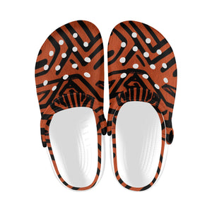 AFRICAN MIDCLOTH Clogs for Adults