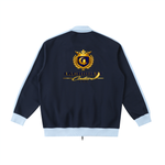 LCC ROYALTY Contrast Trim Stand Collar Jacket