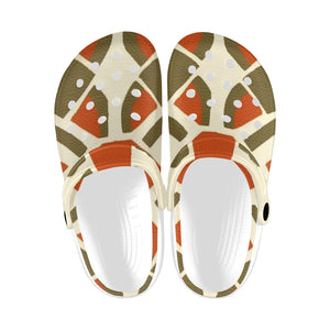 AFRICAN MIDCLOTH Clogs for Adults