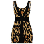 CHEETAH ANKH Sunmer Bodycon Tank  Dress