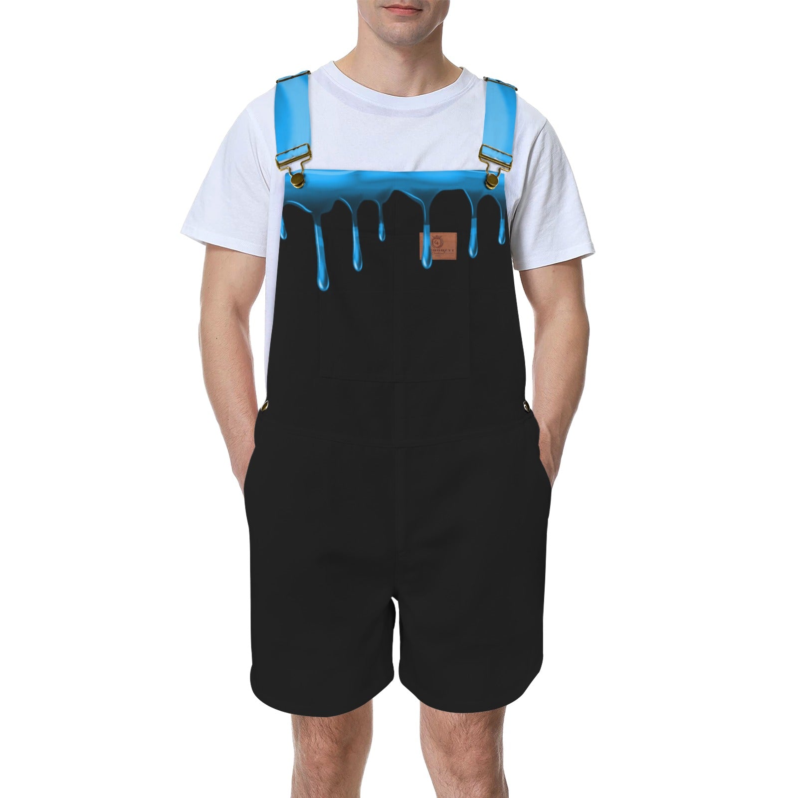 LEAN DRINK Unisex Shorts Suspender Jumpsuit