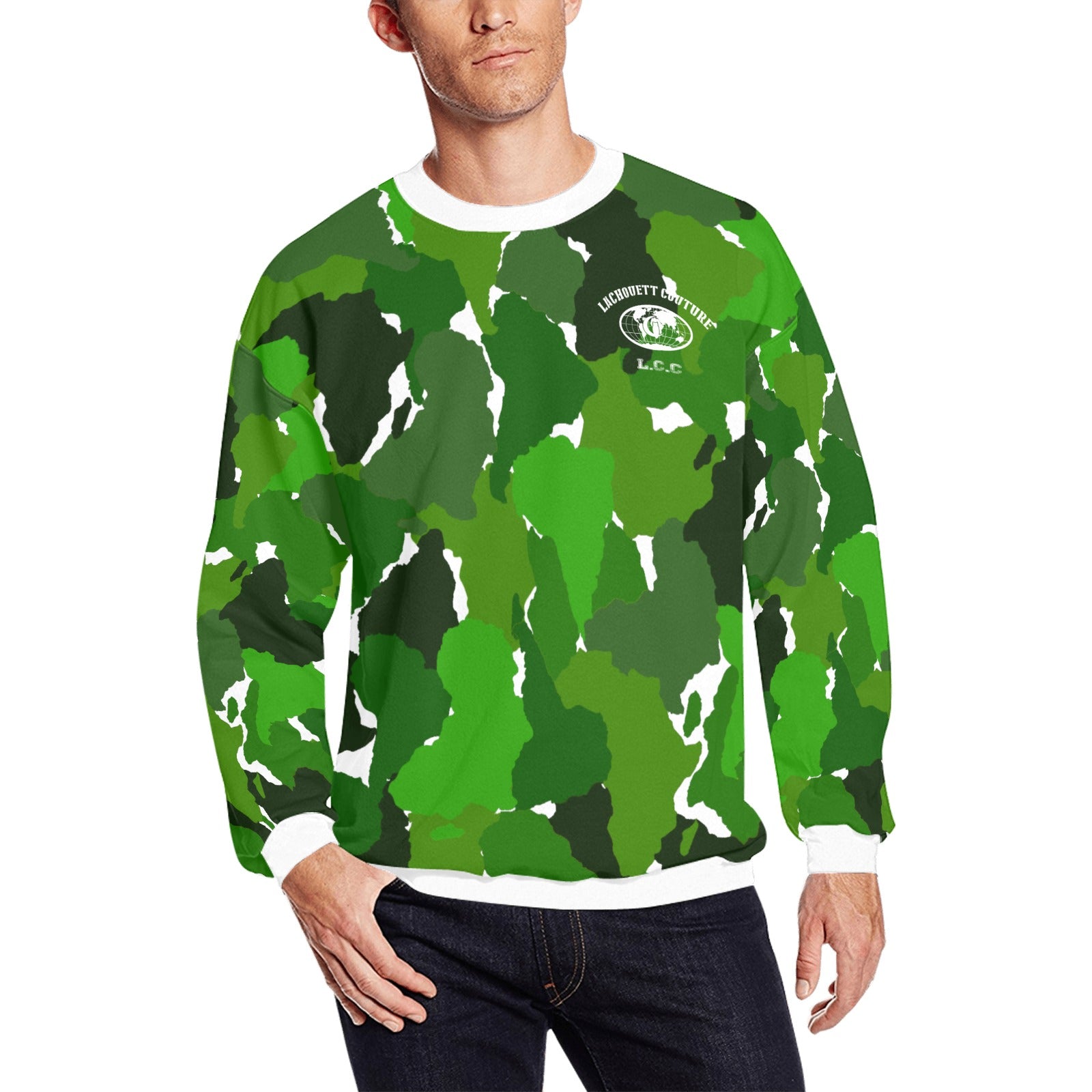 Diaspora camouflage Crewneck Sweatshirt for Men