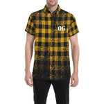 JUST KEEPIN GANGSTA Men's  Short Sleeve Shirt