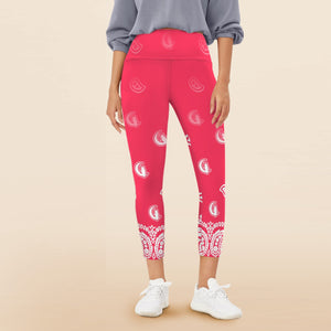 BANDANA GRADIENTWomen's High Waist Pockets Yoga Leggings