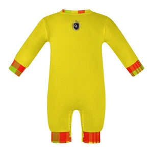 MADRAS Long Sleeve Baby Romper