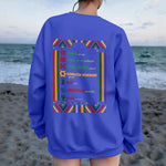 HAPPY KWANZAA Women's Drop Shoulder Sweatshirt|DTF