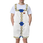 BLUEROSES Unisex Shorts Suspender Jumpsuit