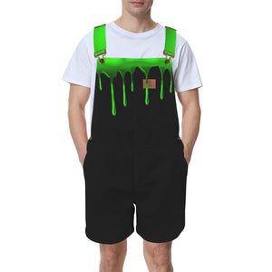 LEAN DRINK Unisex Shorts Suspender Jumpsuit