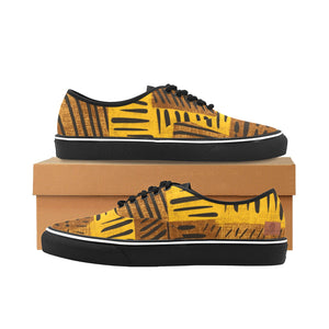 AFRICAN MIDCLOTH Men's Canvas Low Shoes