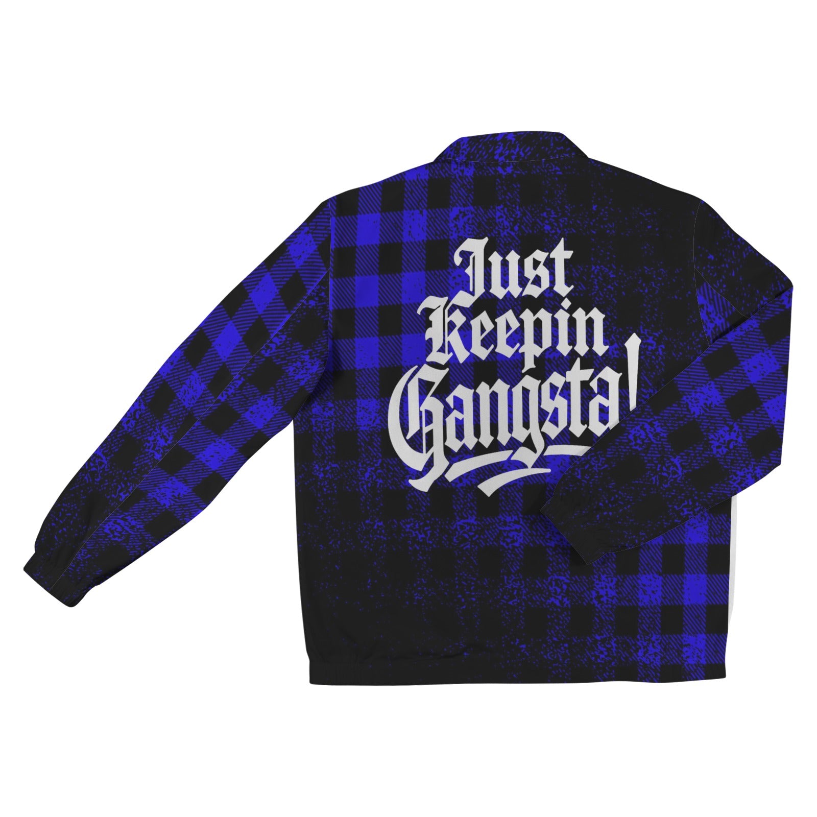 JUST KEEPIN GANGSTA Men's  Collar Jacket