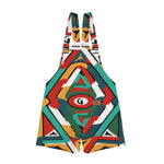 TEMBE ART1 Unisex Shorts Suspender Jumpsuit