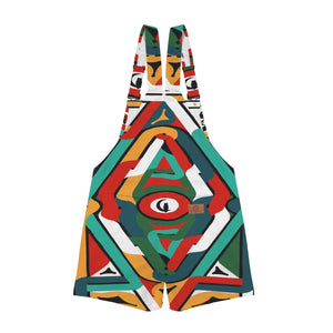 TEMBE ART1 Unisex Shorts Suspender Jumpsuit