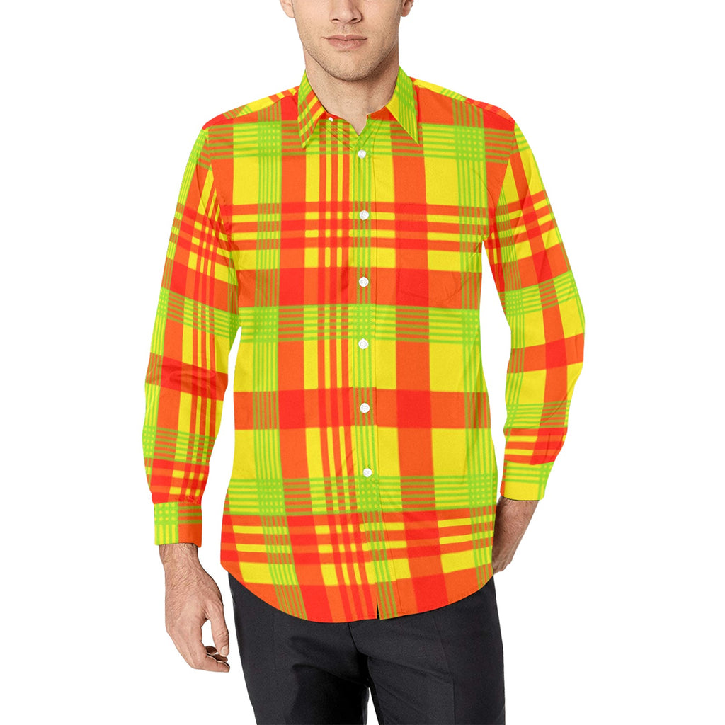 MADRAS Men's Casual Dress Shirt