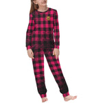DUSTY PLAID Kids' All Over Print Pajama Set