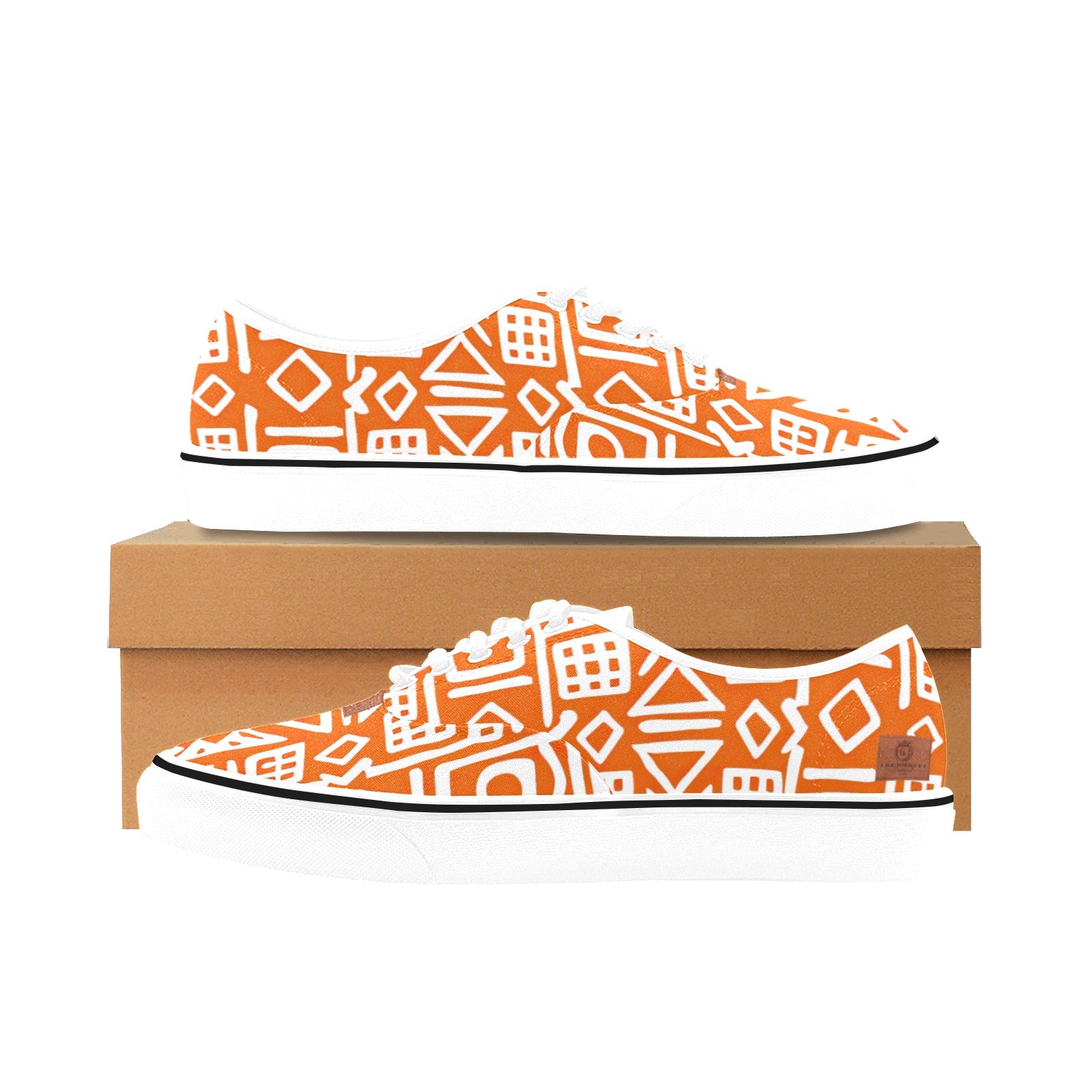 AFRICAN MIDCLOTH Men's Canvas Low Shoes