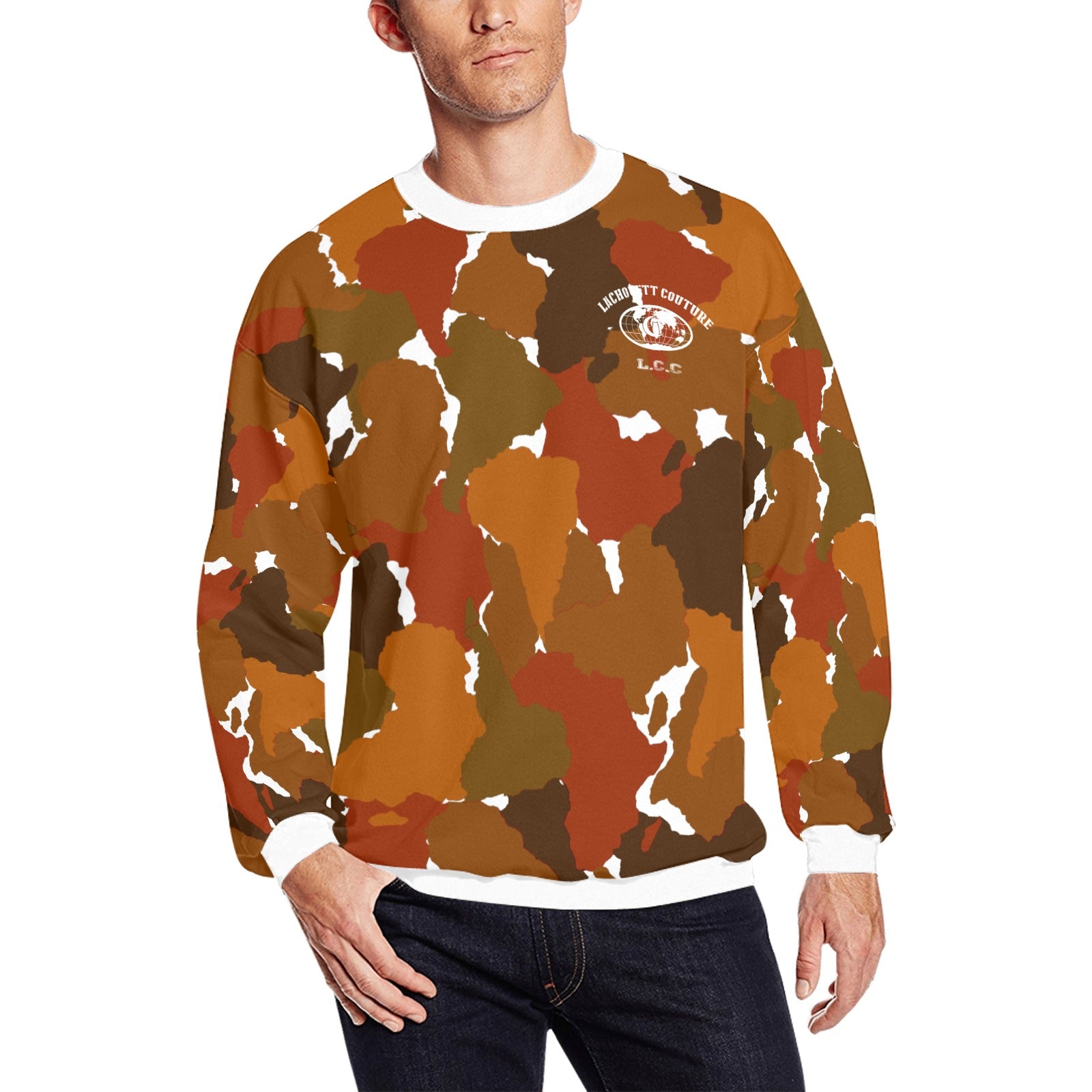 Diaspora camouflage Crewneck Sweatshirt for Men