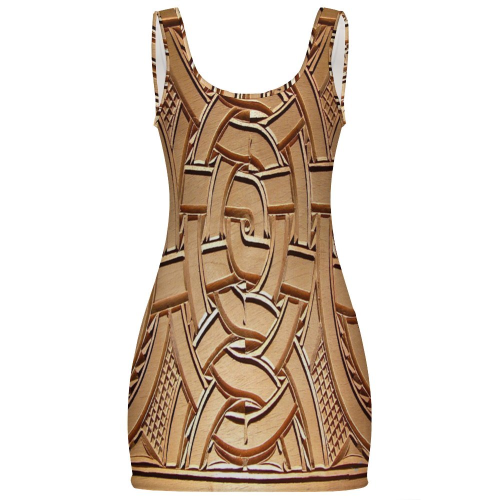 TEMBE WOOD Sunmer Bodycon Tank  Dress