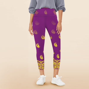 BANDANA GRADIENTWomen's High Waist Pockets Yoga Leggings