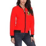 Blacc Queen Bomber Jacket for Women (Model