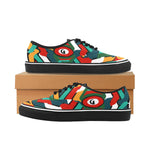 TEMBE ARTMen's Canvas Low Top Shoes