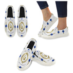 BLUE ROSES Men's Unusual Slip-on Canvas Shoes
