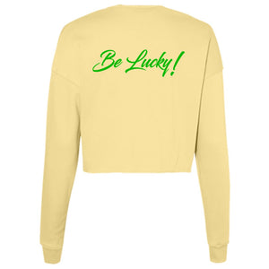 BE LUCKY Ladies' Cropped Crew