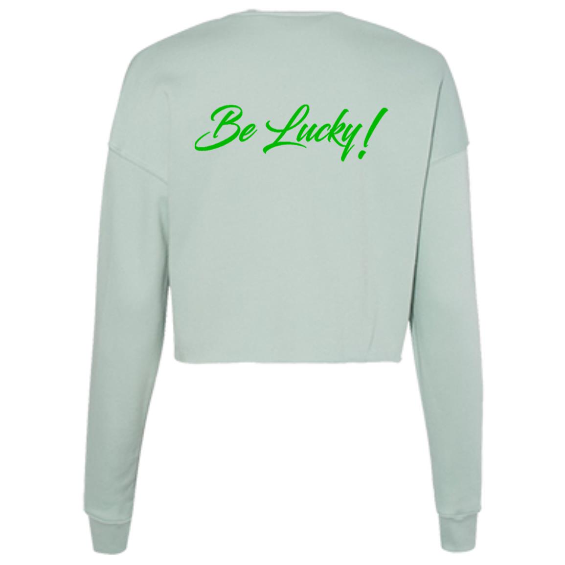 BE LUCKY Ladies' Cropped Crew