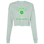 LUCKY BUT Ladies' Cropped Crew