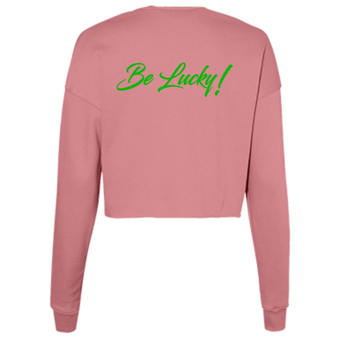 BE LUCKY Ladies' Cropped Crew